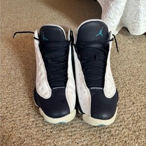 Air Jordan Retro Sneakers in Black and White